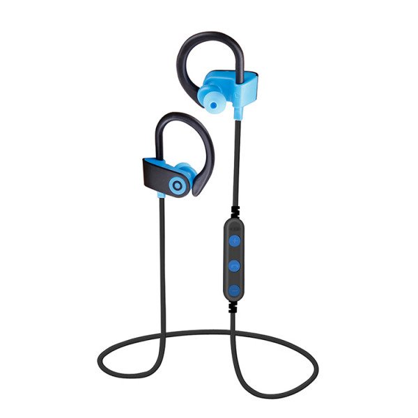 Wholesale Power Sports Hook Over Ear Bluetooth Stereo Headset BT007 (Blue)